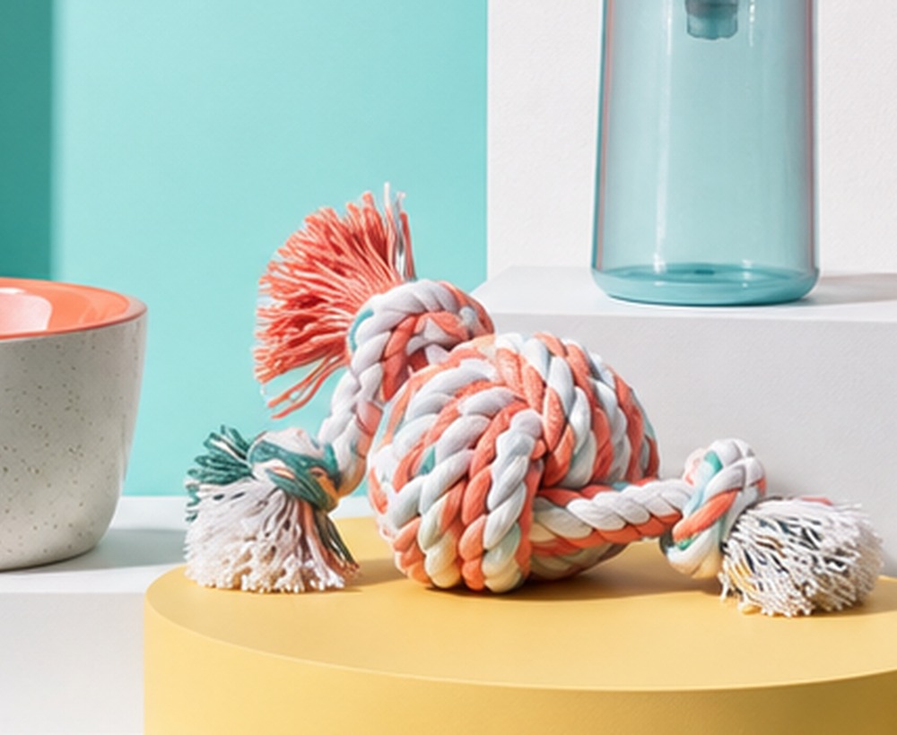 Rainbow Rope Tug Toy